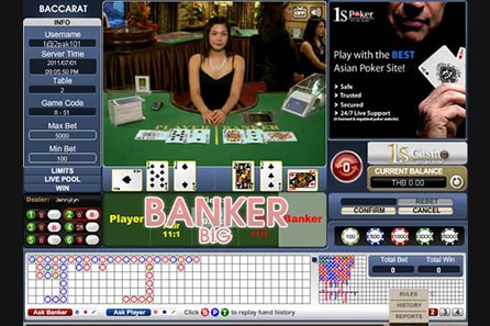 baccarat online 1scasino