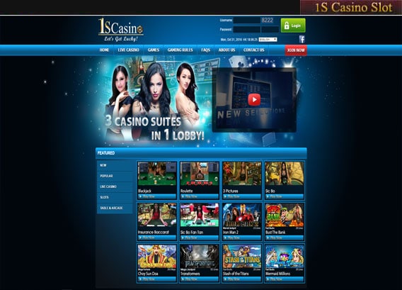 1scasino slot online