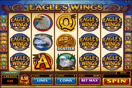 eagles wings slot online