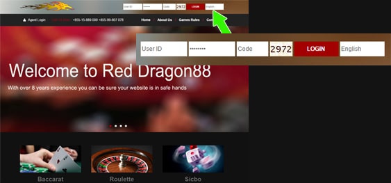 login reddragon88 online